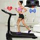 Folding Electric Bluetooth Treadmill Incline Running Fitness Machine Safety Key