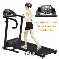 Folding Electric Treadmill Running & Jogging Heavy Duty Machine with Holder Home
