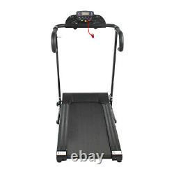 Folding Electric Treadmill Safety Running Machine Fitness Home Incline Adjust UK