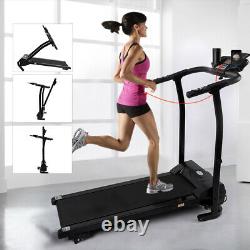 Folding Incline Electric Treadmill Running Cardio Machine with IPAD Mobile Holder