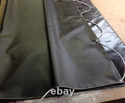 Ford Transit Electric Tipper HEAVY DUTY FLAT SHEET COVER 10FT6 X 8FT BLACK