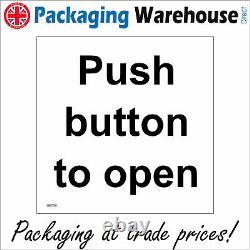 Ge708 Push Button To Open Sign Electric Slide Automatic Handle Bolt Release