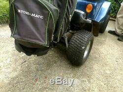 HORIZON ELECTRIC GOLF BUGGY Single Seat Heavy Duty Cart Trolley Takes 2 Bags