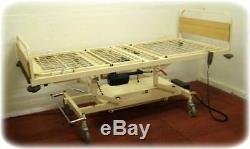 HOSPITAL BED. ELECTRIC 3-WAY PROFILING ADJUSTABLE HEIGHT with SIDE RAILS