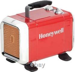 HZ-510E Honeywell Heavy Duty Fan Heater Red Ceramic 1500W 3 Year Warrany