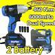 Heavy Duty 1/2'' 420nm Electric Cordless Impact Wrench Gun Driver Tool / Battery
