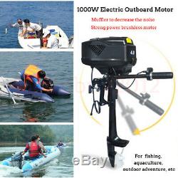 Heavy Duty 1000W Electric Outboard Motor Boat Engine Propeller for Aquaculture