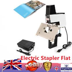 Heavy Duty 106 Electric Auto Stapler Flat & Saddle Book Binder Machine With Pedal
