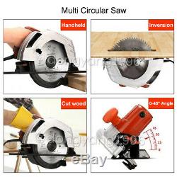 Heavy Duty 1650W Electric Circular Saw with 185mm Blade 220V Woodworking Tool