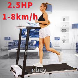 Heavy Duty 2.5HP Electric Treadmill Motorised Folding Running Machine Jogging UK
