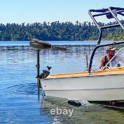 Heavy Duty 24V 85LB Electric Outboard Motor Fishing Boat Engine Trolling Motor