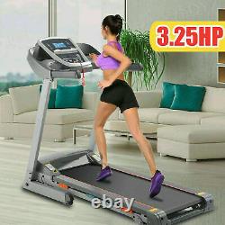 Heavy Duty 3.25HP Treadmill Electric Motorised Running Machine Home Gym Folding