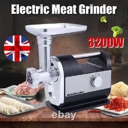 Heavy Duty 3200W Electric Meat Grinder Food Sausage Maker Filler Mincer Stuffer