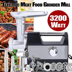 Heavy Duty 3200W Electric Meat Grinder Sausage Mincer Stuffer Maker Machine UK
