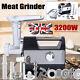 Heavy Duty 3200w Powerful Electric Meat Grinder Mincer Sausage Maker With3 Blade