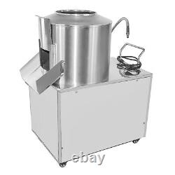 Heavy Duty Commercial Electric Potato Rumbler Peeler Machine Peeling 15-20Kg
