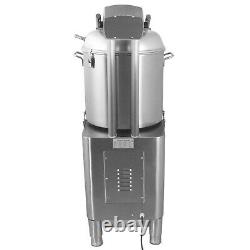 Heavy Duty Commercial Electric Potato Rumbler Peeler Machine Peeling 20Kg Capaci