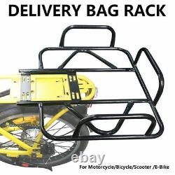 Heavy Duty Delivery Cargo Rack For Motorcycle Scooter Electric Bicycle Ebike