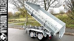 Heavy Duty Dump Trailer Tipping Trailer Plant Tipper 3500kg 10ft x 6ft Electric