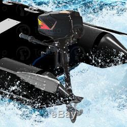 Heavy Duty Electric Outboard Motor Boat Engine Fish Propeller 1200With1000With800W