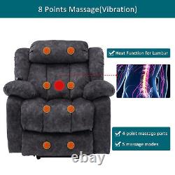 Heavy Duty Electric Power Massage Lift Recliner Chair with Heat and Vibration