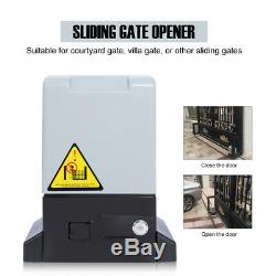 Heavy Duty Electric Sliding Gate Opener Automatic Motor Remote Control 6M Rack