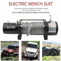Heavy Duty Electric Winch 13500Lb 12V Wireless Recovery Caravan Trailer Car MI