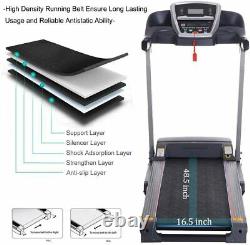 Heavy Duty Foldable Treadmill Electric Motorised Running Machine withLED Display A
