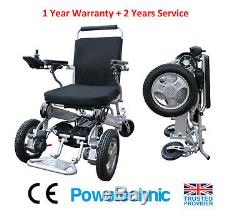 Heavy Duty Front Wheel Drive FWD Folding Electric Wheelchair + 2 years service