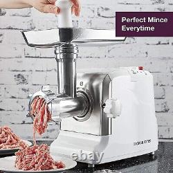 Heavy Duty Kitchen Electric Meat Mincer Grinder Sausage Maker Stuffer Stainless