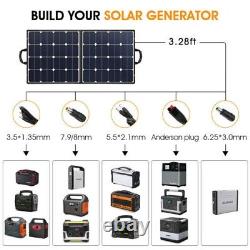 Heavy Duty Portable Power Station Generator + Solar Panel. Off grid. Camping. RV