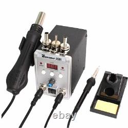 Heavy Duty Rework Solder Stations Hot Air Guns Solid Electric Soldering Iron New
