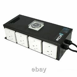 Heavy-Duty Timer 2 4 6 8 Way Box Grow Light Electric Contactor Hydroponics