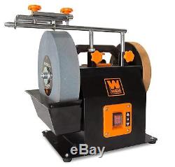 Heavy Duty Water Cooled Electric Tools Sharpening Stone System Wet Dry Sharpener