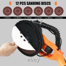 Heavy-duty Electric Variable Speed Drywall Sander with Sanding Pads 750W
