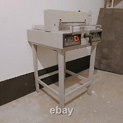 Heavy duty electric guillotine paper cutter