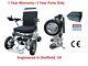 Heavyduty Front Wheel Drive Folding Portabl Electric Wheelchair + Free Service