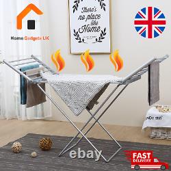 Home Gadgets Electric Airer Heated Clothes Dryer Foldable Laundry Horse Rack