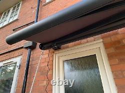 INT500 Full Cassette Electric Motorised Grey Frame Heavy Duty Patio Awnings