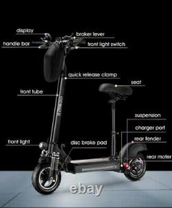 IScooter E5 10-Heavy Duty Electric Scooter-Top Speed 45km/h, Range 45km, 48v, 600w