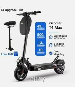 IScooter T4 10-Heavy Duty Electric Scooter-Top Speed 45km/h, Range 45km, 48v, 600w
