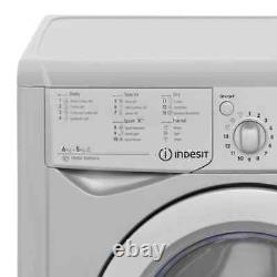 Indesit IWDC6125 Eco Time Free Standing 6Kg B Washer Dryer White New from AO