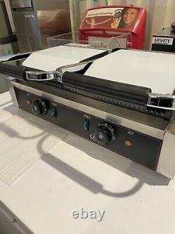 Infinity Commercial Heavy Duty Double Contact Grill-Panini Maker Sandwich Maker