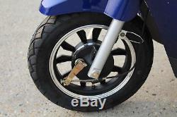 JHI Electric Mobility Scooter 3 Wheeled 48V 500w Road Legal Blue Ex-Demo