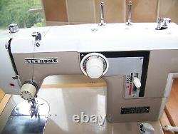 Janome Newhome 677 Heavy Duty Sewing Machine, Japanese, Drop Feed, Expert Serviced