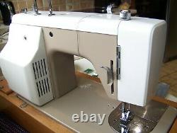 Janome Newhome 677 Heavy Duty Sewing Machine, Japanese, Drop Feed, Expert Serviced