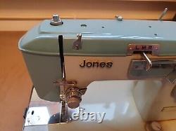 Jones Brother JA28 Heavy Duty 1969 Semi Industrial Electric Sewing Machine+Case