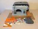 Jones Model L Heavy Duty Electric Sewing Machine With Instructions & Attachments