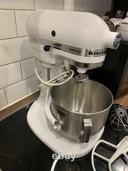 KITCHENAID STAND MIXER Heavy Duty White Model With Accesories 5KPM5 315W