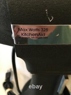 KitchenAid Heavy Duty Plus Lift Stand Mixer Matte Black 5 Qt Bowl 10 Speed